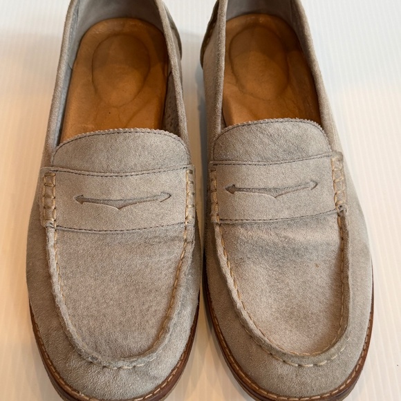 Sperry Top-Sider Women's Seaport Penny Grey Suede Loafers Size 9 - Picture 4 of 12